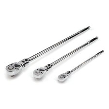 Steelman 3-piece Locking Flex Head 72-tooth Long Handle Ratchet Set 61081 Steelman 3-piece Locking Flex Head 72-tooth Long Handle Ratchet Set 61081