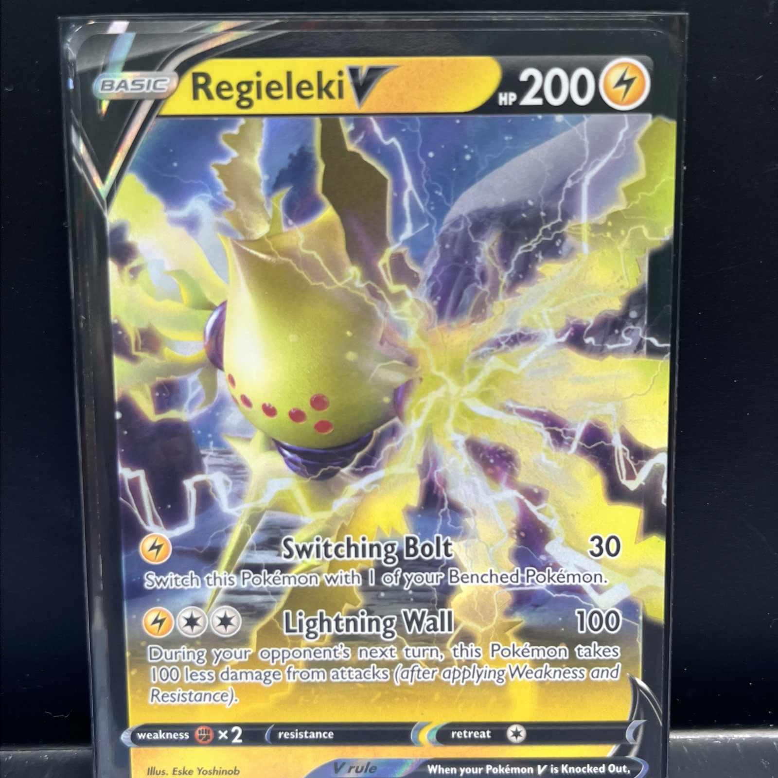REGIELEKI V 057/195 SILVER TEMPEST POKEMON (ULTRA, NM)