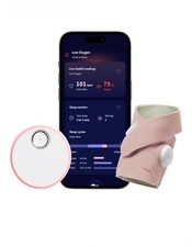 Owlet Dream Sock-FDA-Cleared Smart Baby Monitor-Track Live Pulse Heart Rate