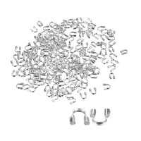 200 StüCk Drahtschutz Fadenschutzschlaufe, 0,6Mm Loch U-Form Kabelschutz #1