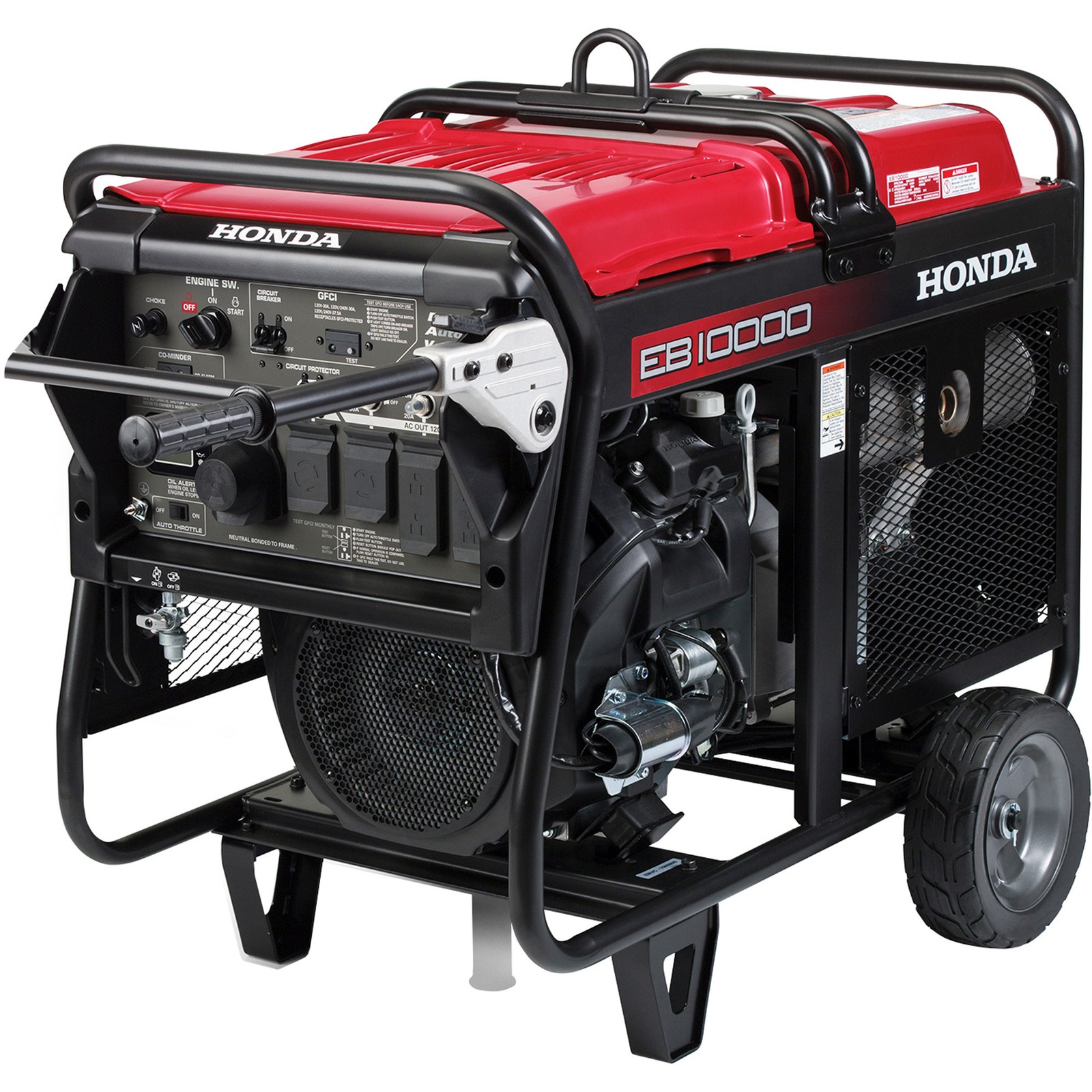 Honda Portable Generator, 10,000 Surge Watts, CARB Compliant, Model# EB10000AG
