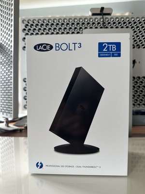 Rare Lacie Bolt3 2TB Thunderbolt External SSD Hard Drive For Apple Mac/Macbook
