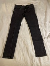 Levi's Boys' 510 Skinny Jeans Black 14 REG W27 x L27 5510-508 goth or biker kid