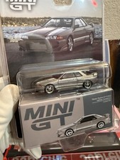 Mini GT Nissan GT-R (R32) Veilside Combat C-I Veilside Combat Grey #971 1/64