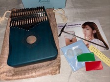 17 Key Kalimba Thumb Piano Finger Mbira Wood Keyboard New