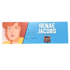 Renae Jacobs Autographed Nickel City Comic Con Nameplate