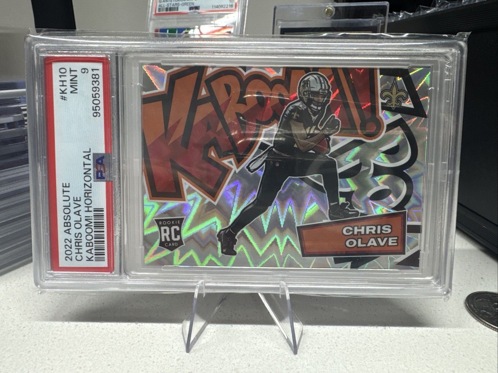 2022 Panini Absolute - Kaboom! Horizontal Chris Olave #KH10 (RC)