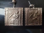 Vintage Earrings Costume Jewelry Egyptian Revival Style