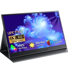 4K 3840x2160 Portable Monitor 15.6" 100 Adobe RGB HDR IPS USB-C Laptop Monitor