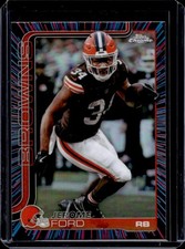 2025 Topps Chrome Jerome Ford Neon Pulse Refractor #71 Browns