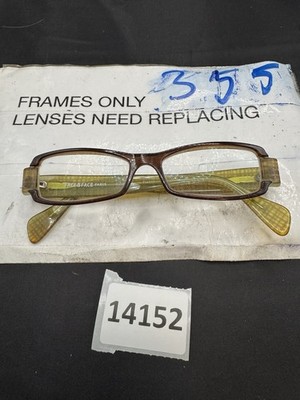 NICE Face A Face Axess 5 Eyeglasses Frames COL 750 Brown Green