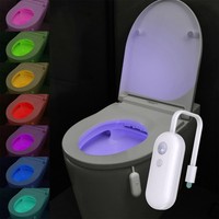 LED Toilettenlicht Mit Bewegungssensor 16 Farben USB Aufladbar
