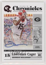 2020 Panini Chronicles Draft Picks Signatures Red Lawrence Cager #8 Auto 0c2