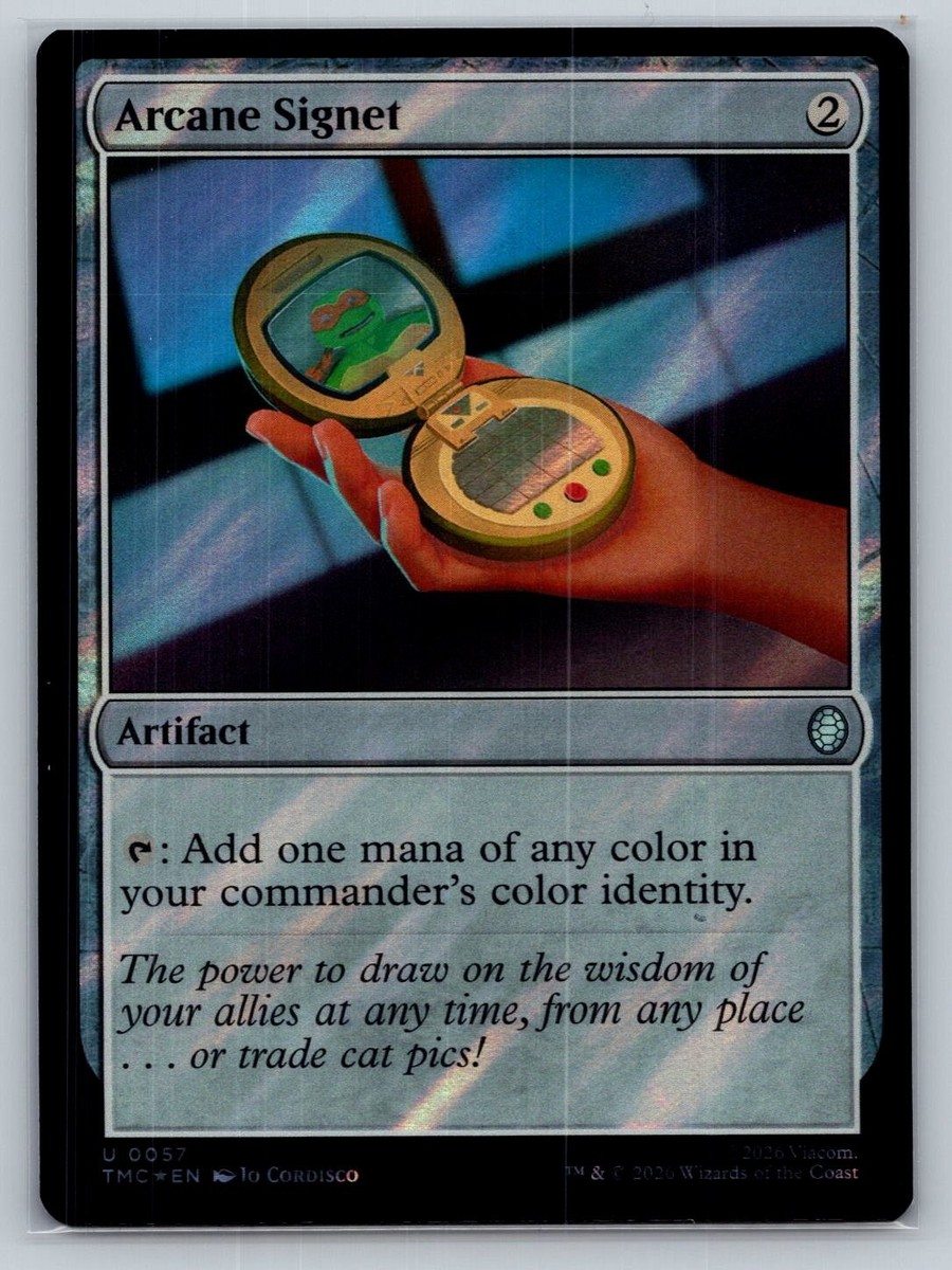 Arcane Signet (Surge Foil) Commander: Teenage Mutant Ninja Turtles