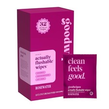Individually Wrapped Flushable Wipes - Eco-Friendly 32 Count for All Skin Types