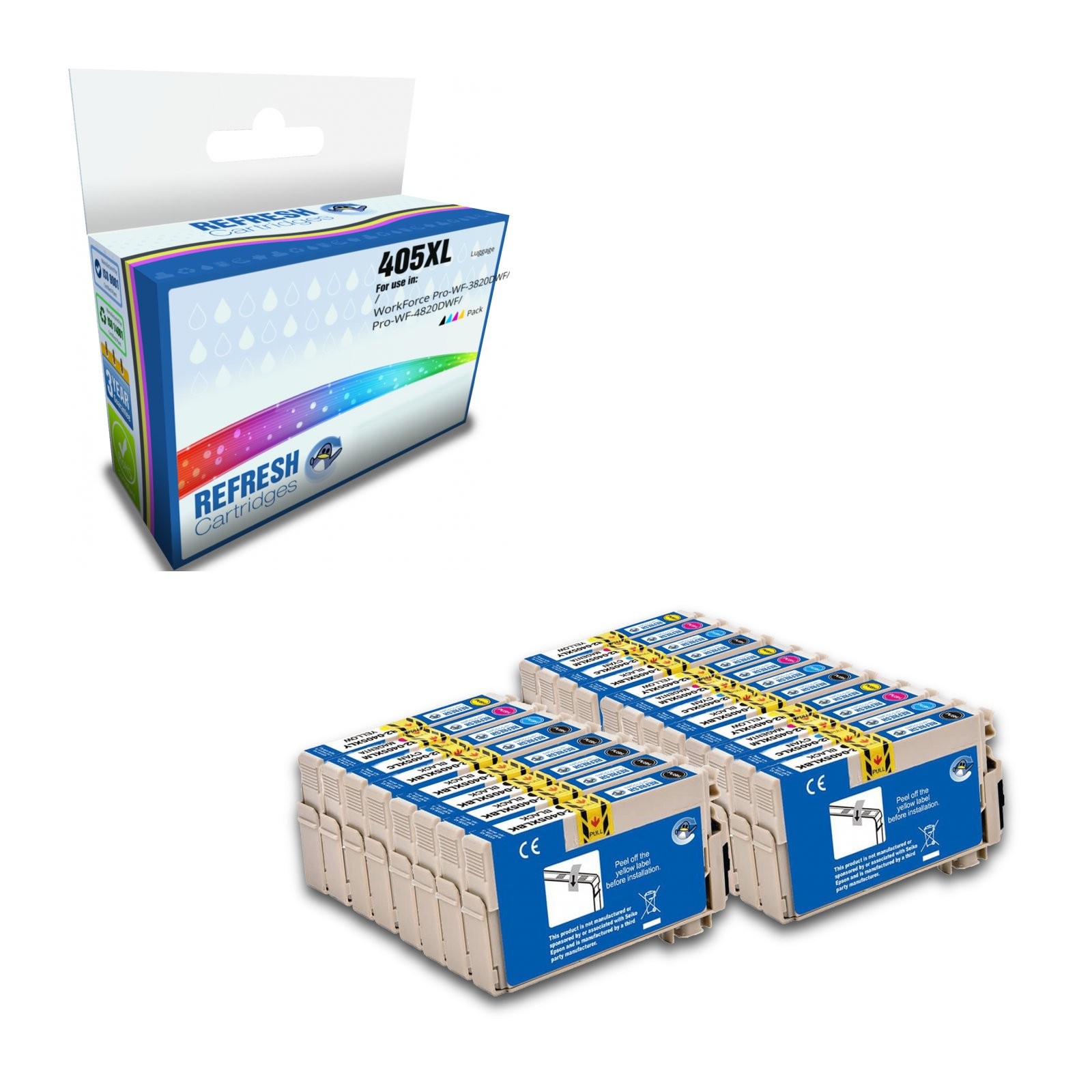 Refresh Cartridges Saver Value Pack 20x 405XL Ink Compatible With Epson Printers