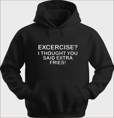 Funny Unisex Hoodie Hooded Sweatshirt Gildan Blend Exercise? H0281