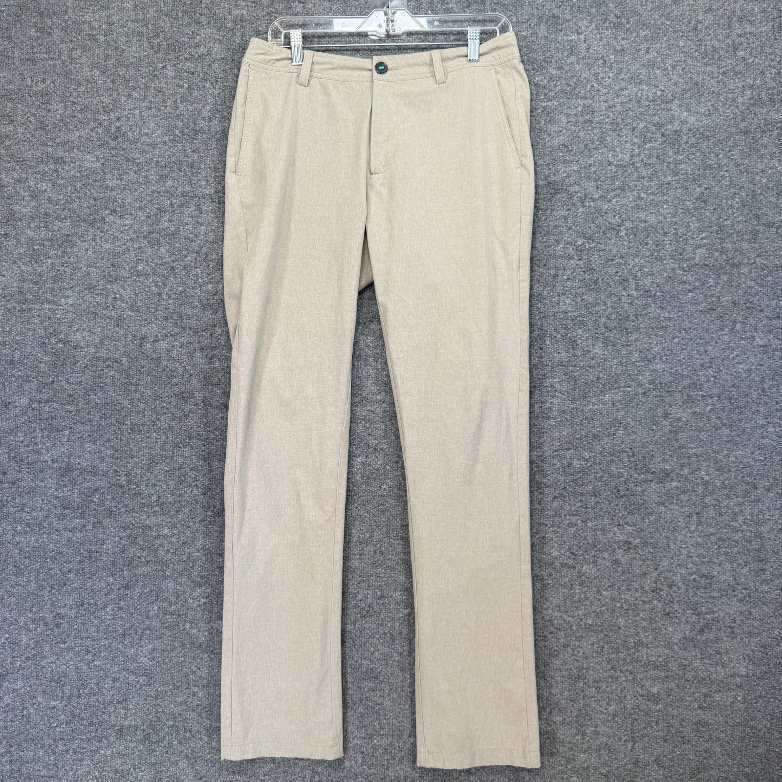 Linksoul Boardwalker Pants Mens 30x34 Tan Stretch Performance Golf Chinos