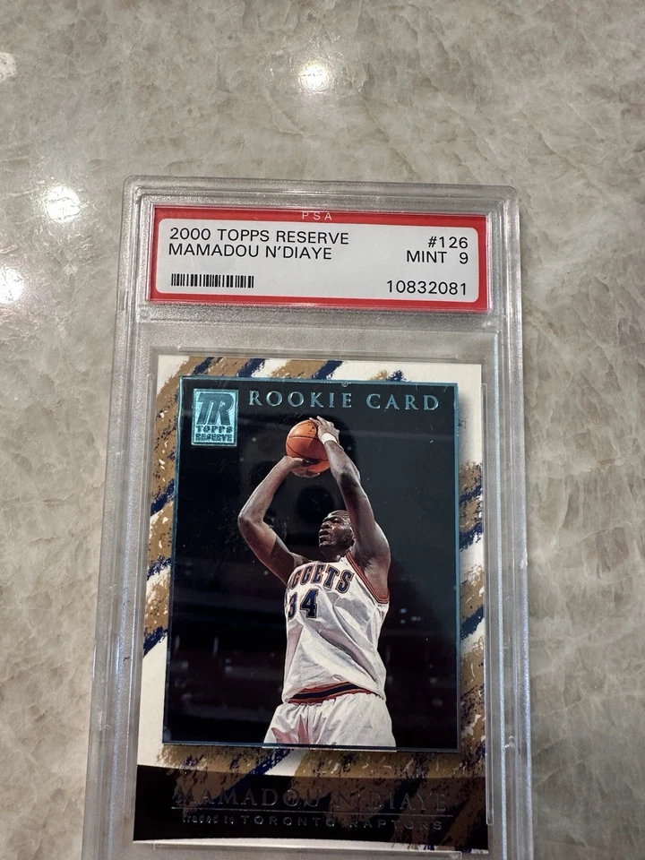 2000-01 Topps Reserve 172/999 Mamadou N'Diaye #126 PSA 9 MINT Rookie RC - Image 3 of 4