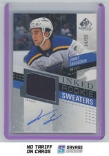 2025-26 SP Game Used Inked Rookie Sweaters Auto Jimmy Snuggerud /99 #IRS-JS St.