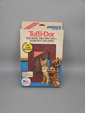 Vtg Pet Door Small Dog Cat Johnson Tuffi-Dor Small Pets Door for Cats Dogs New