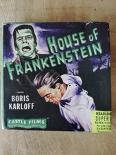 Vintage 8mm Castle Films 1043 HOUSE of FRANKENSTEIN UNIVERSAL horror MONSTERS