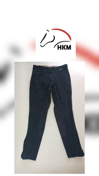 Women HKM Breeches Black Cotton 42