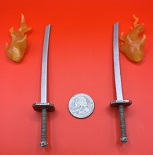 Katana Swords + Flames (x2) Neca Universal Mo...