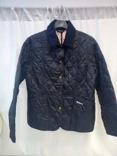 ❤️ Barbour Blue Girls Quilted Jacket Age 12 13 Years Vgc