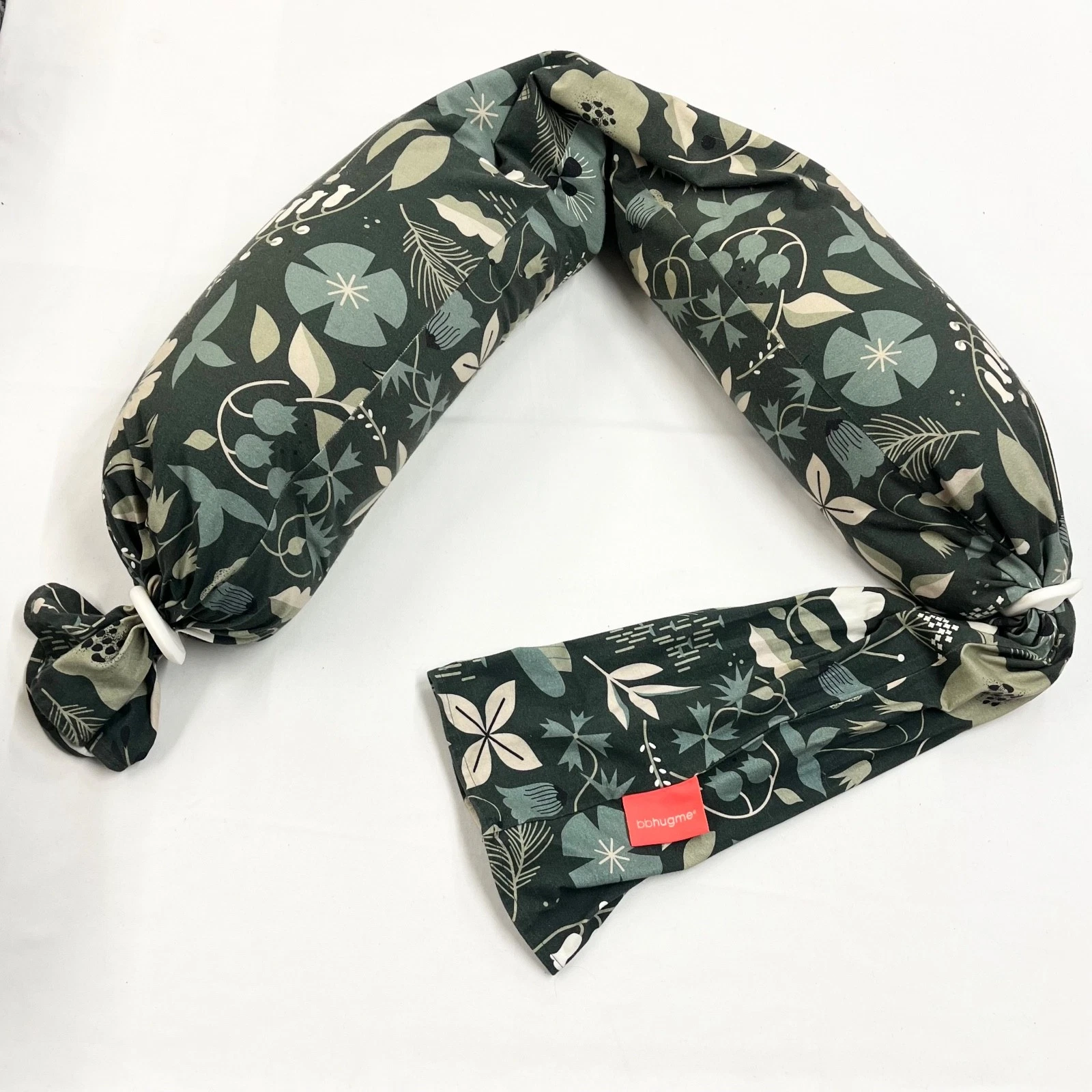 bbhugme Pregnancy Nursing Support Pillow Green Botanical Print Big Body Cushion
Opens in a new windo