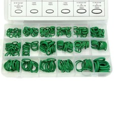 270pcs Silicone Rubber O-Ring Assortment Kit Metric Sealing Gasket Set Green