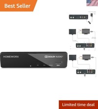 Versatile ATSC Converter Box with USB Media Player Parental Controls Included