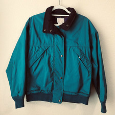 Pendleton Country Sophisticates Womens Jacket Large USA Teal Thinsulate Vintage