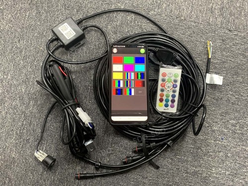 4pin 4-way Splitters Wire Harness For RGB Lights Multi-function Bluetooth+Remote - Picture 4 of 6