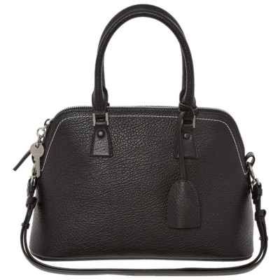 MAISON MARGIELA Tote Bag 5AC Logo Leather Handbag Black Bag - RP £1900.00