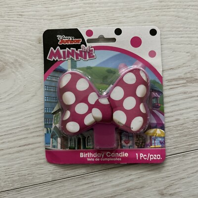5 - MINNIE MOUSE Forever CAKE CANDLE Birthday Party Supplies