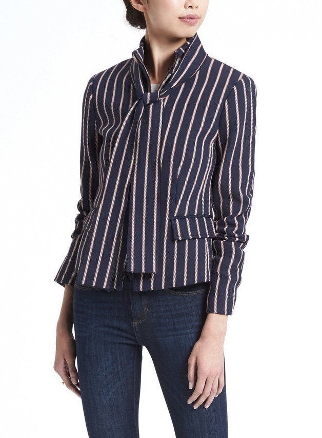 r*n様 neith. stripe cut off jacket Neith, stripe cut-off jacket.