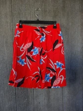 Vtg Hawaiian Bold Cotton Paradise Found Cotton Lined Drawstring Shorts Pullon