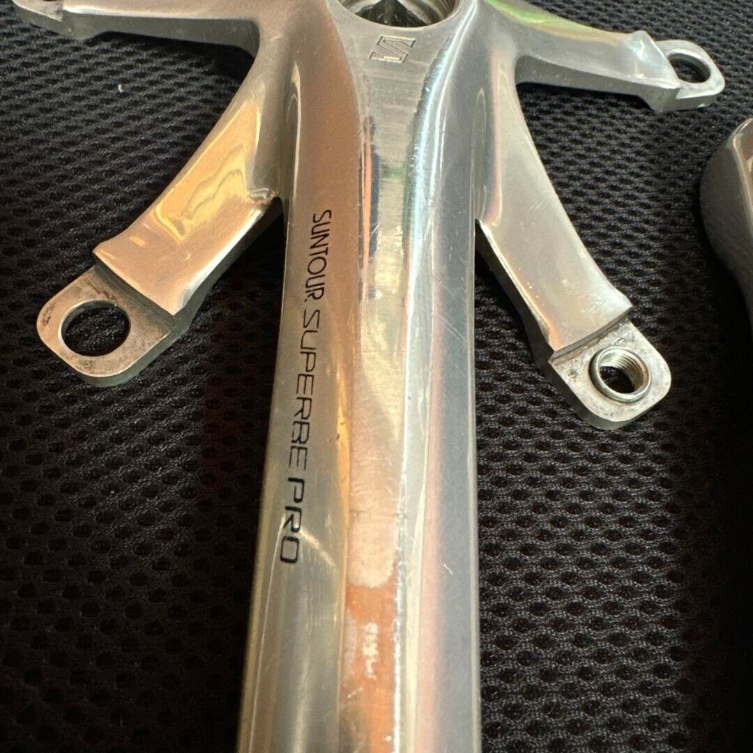 Suntour Superbe Pro Track Bike Crank Crankset NJS Certified Suntour Superbe Pro Track Bike Crank Crankset NJS Certified
