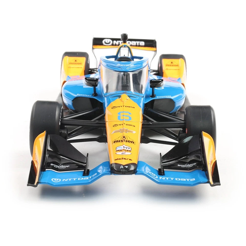 #6 Nolan Siegel / Arrow McLaren Diecast modelo a escala 1:18 - IXO America IND18009 Foto 2 de 4