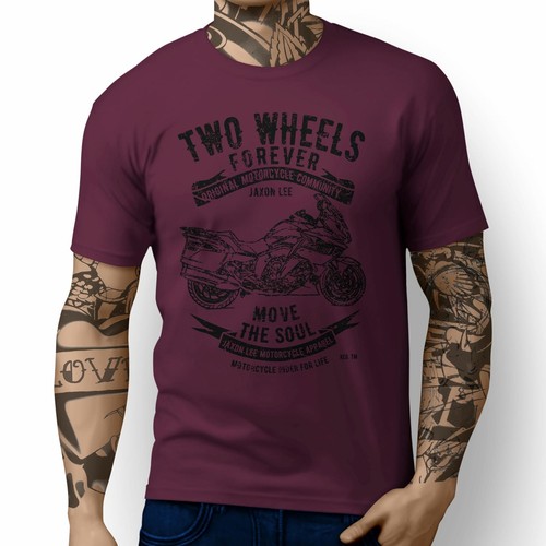 JL Soul Illustration For A BMW K1600GT Motorbike Fan T-shirt - Picture 11 of 24