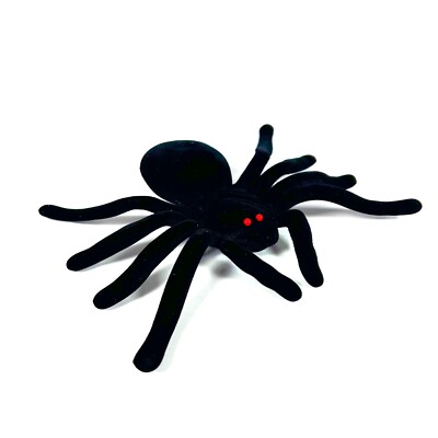 20CM LARGE FAKE SPIDER SCARY HALLOWEEN DECORATION PARTY HORROR TRANCHERLERS