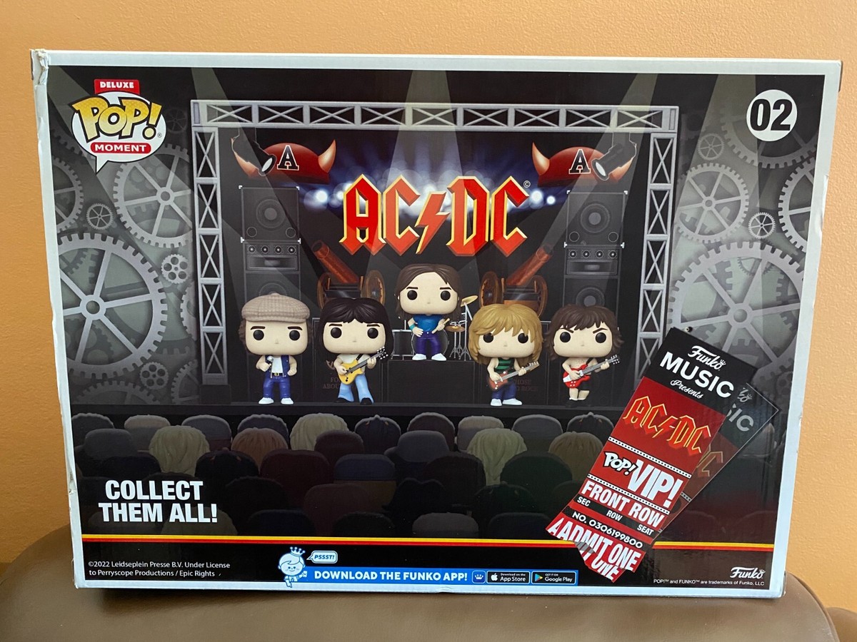 🟢 Funko Pop! Moment Deluxe: AC/DC in Concert Vinyl Figures 2022