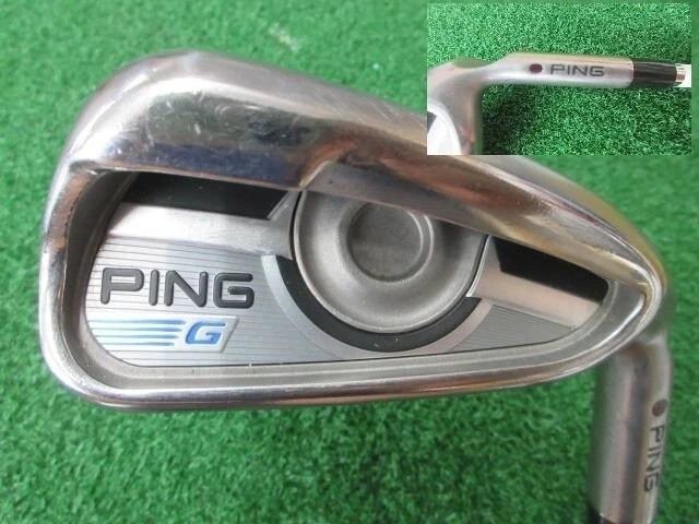 Ping G 2016 Irons #5-9.W.U.S.L(9Clubs)/AWT/Flex:S/Maroon & Red Dot/Iron set - Image 2 of 4