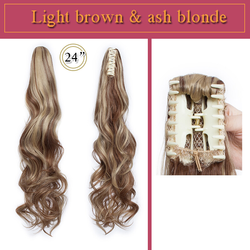 Clip-In Ponytail Hair Extensions – Thick, Human-Like Synthetic Hair, Multiple Lengths 1 thumbnail image