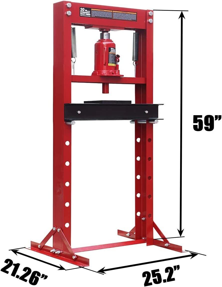 20-Ton Hydraulic Shop Press