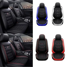 2pcs Universal Leather Front Car Seat Covers Fit for Honda Toyota Corolla VW Kia