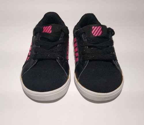 black and pink k swiss shoes