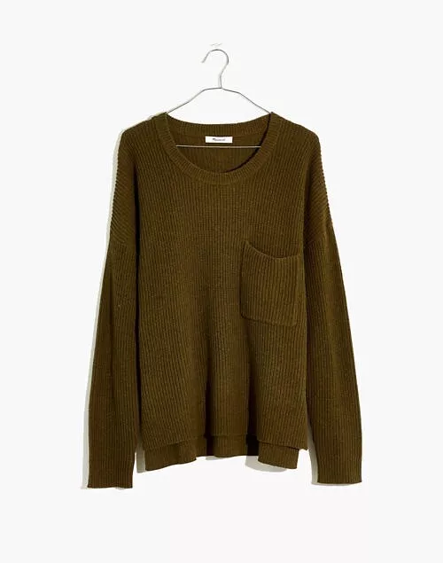 Madewell patch pocket sweater sale