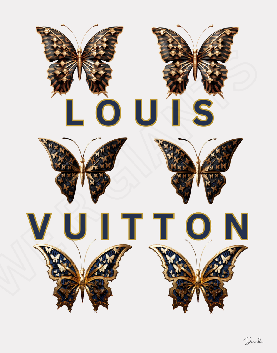 LOUIS VUITTON アートプリント ゴールドフレーム s-l1200.png